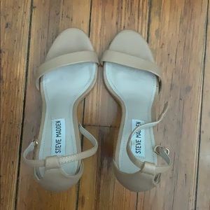 [Steve Madden] Nude Sandal Heels
